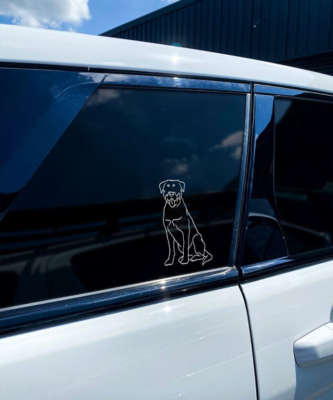 Rottweiler Bumper Sticker - The Dog Mum