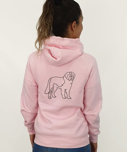 Saint Bernard Mum Illustration: Unisex Hoodie - The Dog Mum