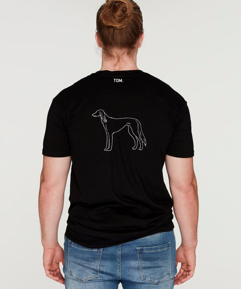 Saluki Dad Illustration: T-Shirt - The Dog Mum