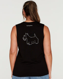 Scottish Terrier Mum Illustration: Tank - The Dog Mum