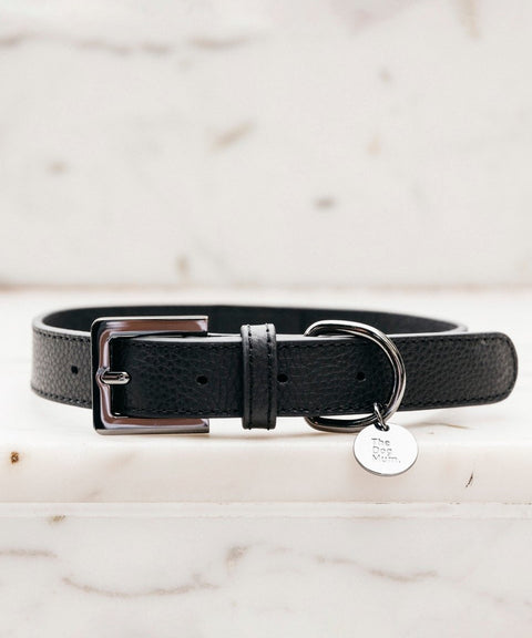 Walk Kit Luxe Leather: Collar + Leash + Bag Holder - The Dog Mum
