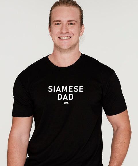Siamese Dad Illustration: T-Shirt - The Dog Mum