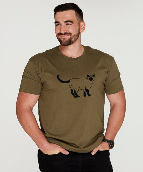 Siamese Dad Illustration: T-Shirt - The Dog Mum