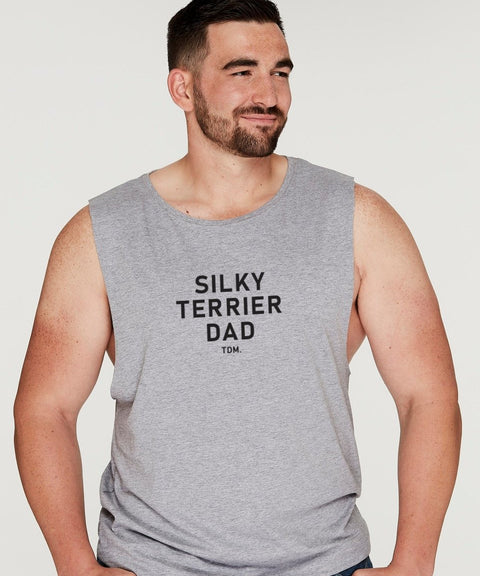 Silky Terrier Long Hair Dad Illustration: Tank - The Dog Mum