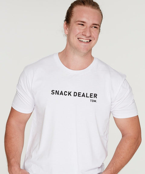 Snack Dealer (Block) Mens T-Shirt - The Dog Mum
