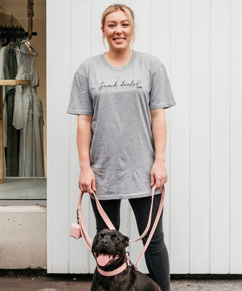 Snack Dealer (Cursive) Unisex T-Shirt - The Dog Mum