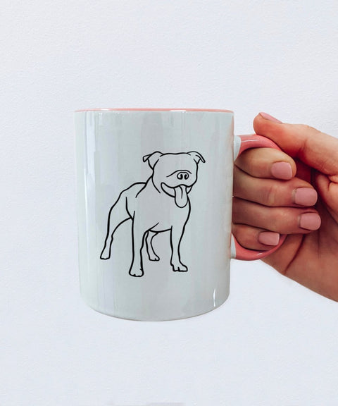 Staffy Mug - The Dog Mum