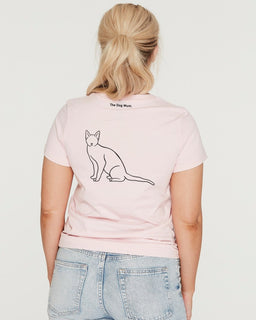 Tabby Cat Mum Illustration: Classic T-Shirt - The Dog Mum