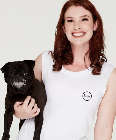 TDM. Brand Ladies Tank - The Dog Mum