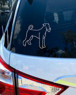 Airedale Terrier Bumper Sticker - The Dog Mum