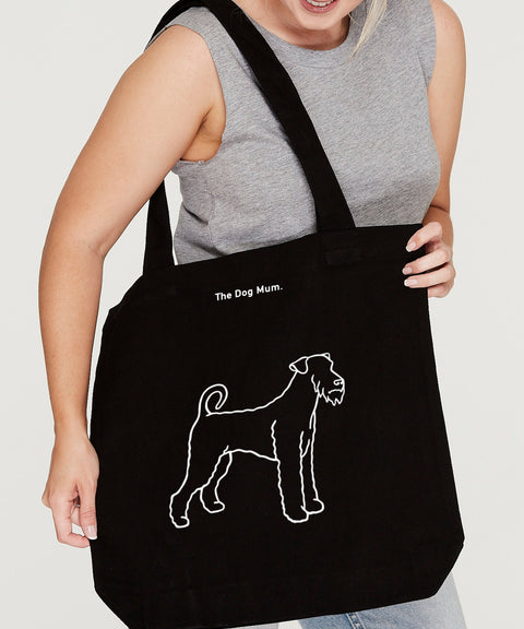 Airedale Terrier Luxe Tote Bag - The Dog Mum