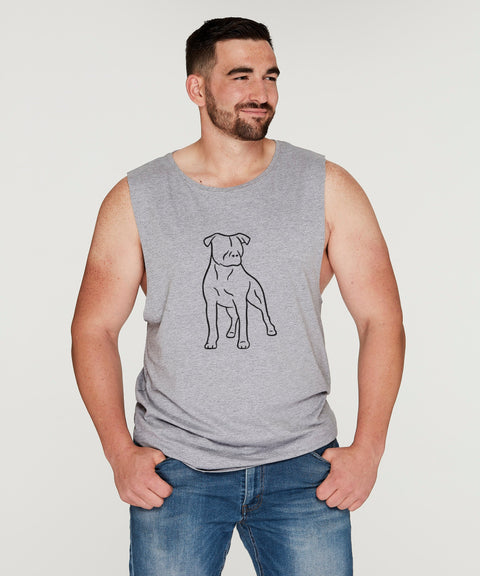 Amstaff Dad Illustration: Tank - The Dog Mum