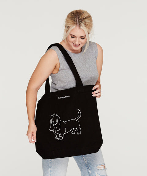Basset Hound Luxe Tote Bag - The Dog Mum