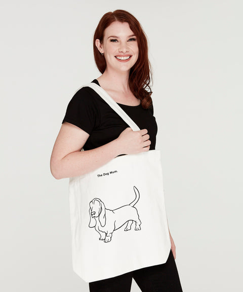 Basset Hound Luxe Tote Bag - The Dog Mum