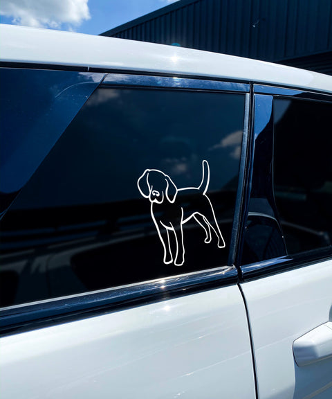 Beagle Bumper Sticker - The Dog Mum