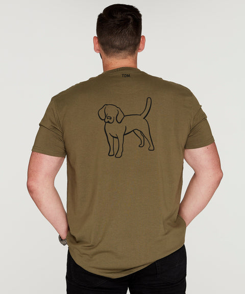 Beagle Dad Illustration: T-Shirt - The Dog Mum