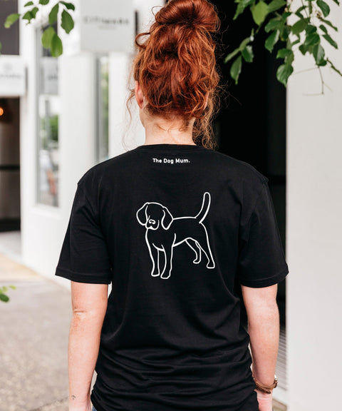 Beagle Mum Illustration: Unisex T-Shirt - The Dog Mum