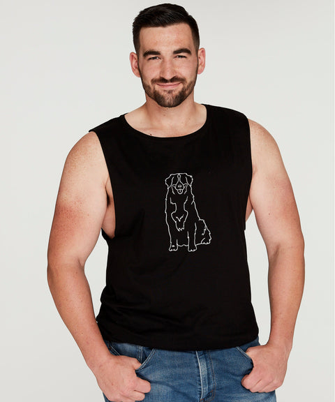 Bernese Mountain Dog Dad Illustration: Tank - The Dog Mum