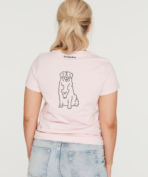 Bernese Mountain Dog Mum Illustration: Classic T-Shirt - The Dog Mum