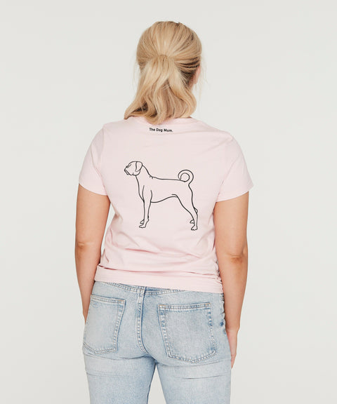 Boxer Mum Illustration: Classic T-Shirt - The Dog Mum