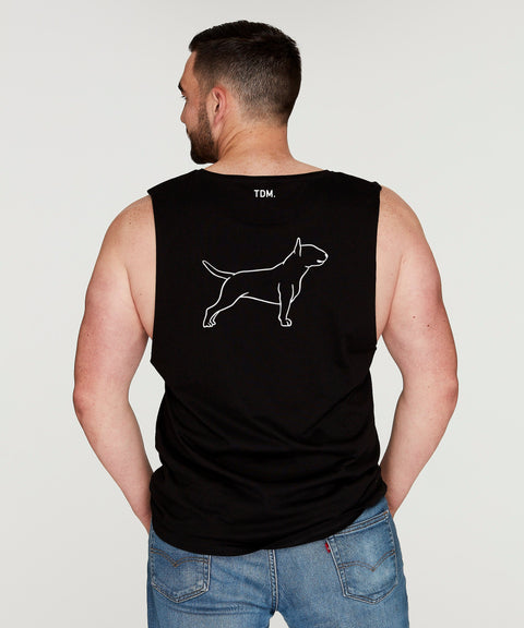 Bull Terrier Dad Illustration: Tank - The Dog Mum