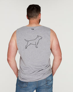 Bull Terrier Dad Illustration: Tank - The Dog Mum