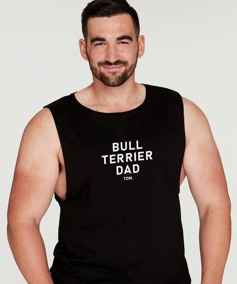 Bull Terrier Dad Illustration: Tank - The Dog Mum