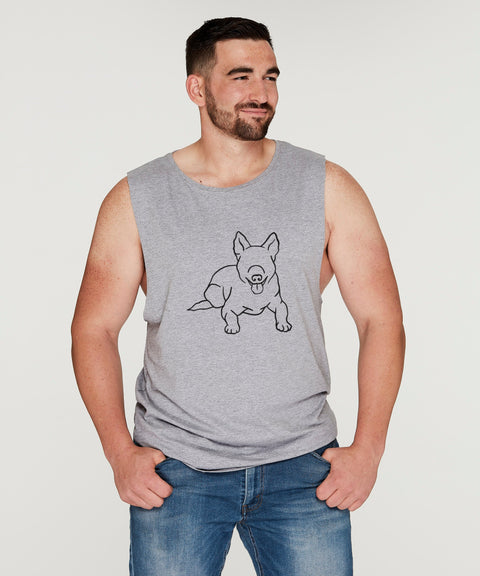 Cattle Dog Dad Illustration: Tank - The Dog Mum