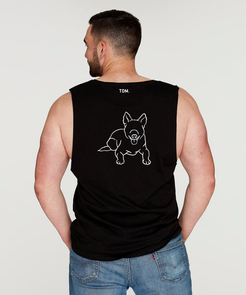 Cattle Dog Dad Illustration: Tank - The Dog Mum