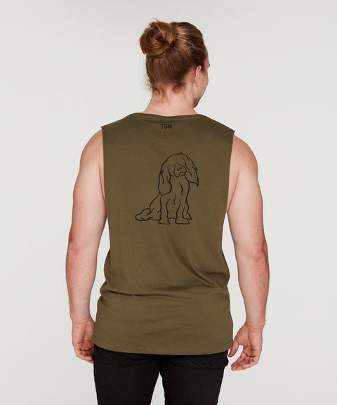 Cavalier King Charles Dad Illustration: Tank - The Dog Mum