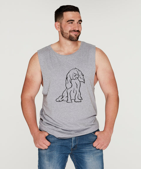 Cavalier King Charles Dad Illustration: Tank - The Dog Mum