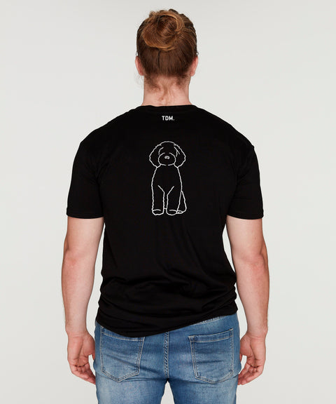 Cavoodle Dad Illustration: T-Shirt - The Dog Mum