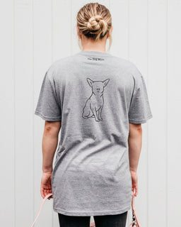 Chihuahua Mum Illustration: Unisex T-Shirt - The Dog Mum