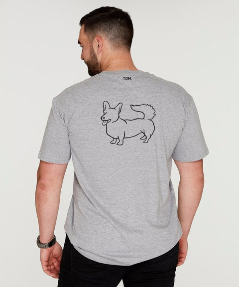 Corgi Dad Illustration: T-Shirt - The Dog Mum