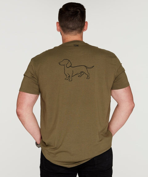 Dachshund Dad Illustration: T-Shirt - The Dog Mum