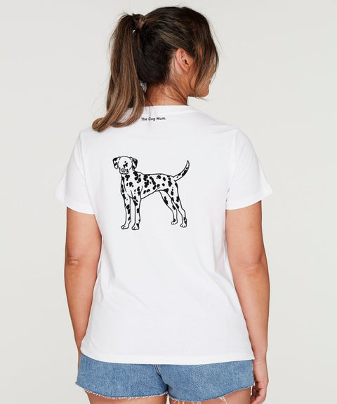Dalmatian Mum Illustration: Classic T-Shirt - The Dog Mum
