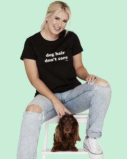 Dog Hair Don't Care Classic T-Shirt - The Dog Mum