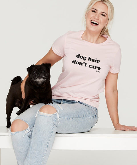 Dog Hair Don't Care Classic T-Shirt - The Dog Mum