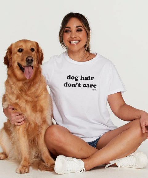 Dog Hair Don't Care Classic T-Shirt - The Dog Mum