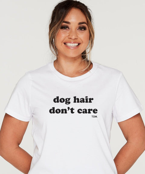 Dog Hair Don't Care Classic T-Shirt - The Dog Mum