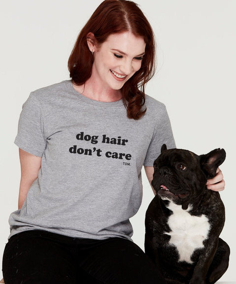 Dog Hair Don't Care Classic T-Shirt - The Dog Mum