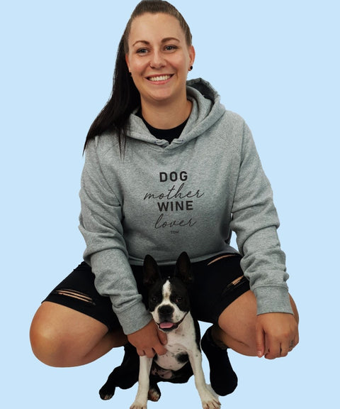 Dog Mother Wine Lover Unisex Hoodie - The Dog Mum