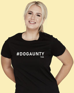 The Dog Mum - Dog Aunty T-Shirt - Black