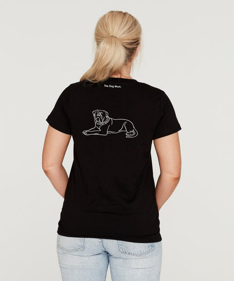 Dogue De Bordeaux Mum Illustration: Classic T-Shirt - The Dog Mum