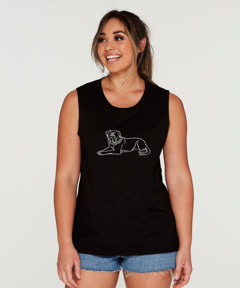 Dogue De Bordeaux Mum Illustration: Tank - The Dog Mum