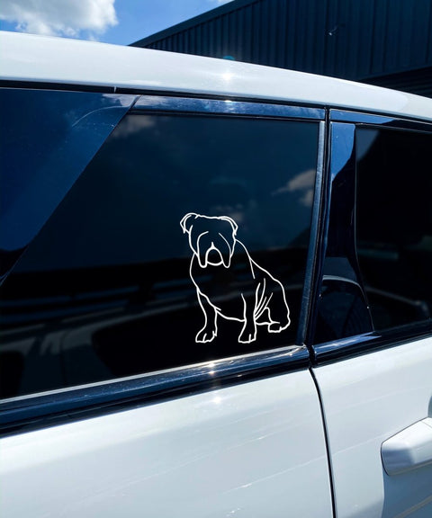 English Bulldog Bumper Sticker - The Dog Mum