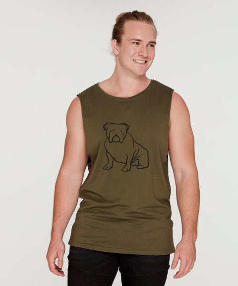 English Bulldog Dad Illustration: Tank - The Dog Mum