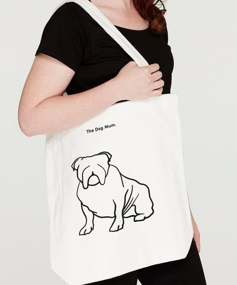 English Bulldog Luxe Tote Bag - The Dog Mum