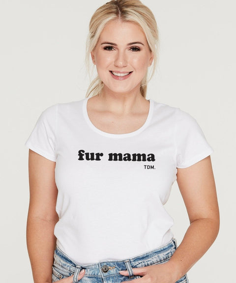 Fur Mama Scoop T-Shirt - The Dog Mum