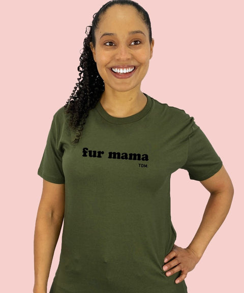 Fur Mama Unisex T-Shirt - The Dog Mum
